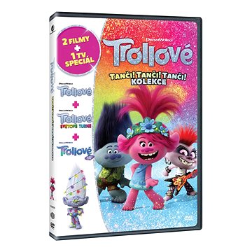 Trollové: Tanči! Tanči! Tanči! kolekce (3 DVD) - DVD (U00563)