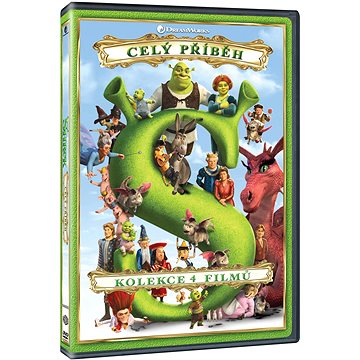 Shrek: Celý příběh - Kolekce 1-4 (4DVD) - DVD (U00795)
