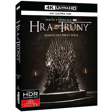 Game of Thrones / Hra o trůny - 1. série (4 disky) - 4K Ultra HD (W02162)
