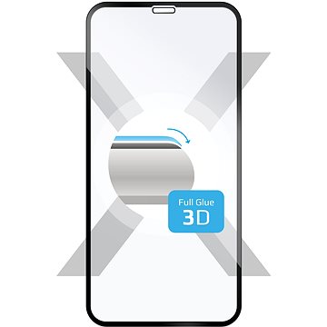 FIXED 3D Full-Cover pro Apple iPhone X/XS/11 Pro černé (FIXG3D-230-033BK)
