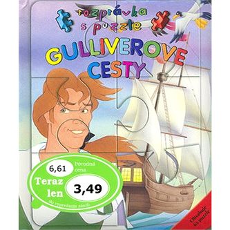 Gulliverove cesty: Rozprávka s puzzle (978-80-7360-201-7)
