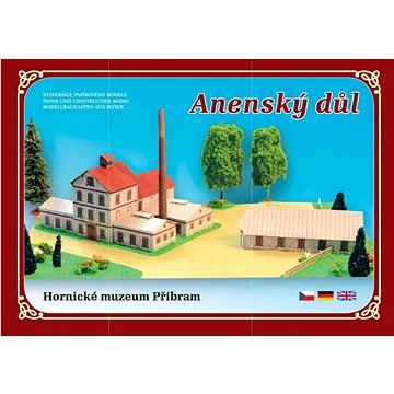 Anenský důl Hornické muzeum Příbram: Stavebnice papírového modelu (859-4-689-9032-4)