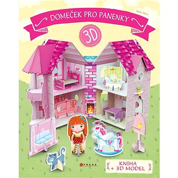 Domeček pro panenky: kniha + 3D model (8594050424135)