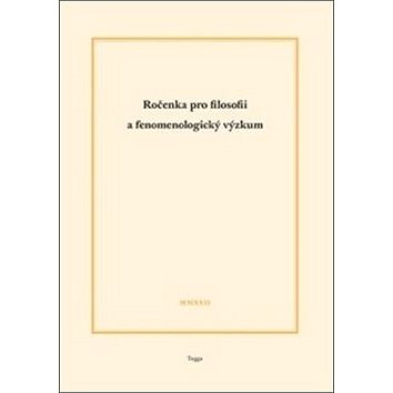 Ročenka pro filosofii a fenomenologický výzkum 2017 (978-80-7476-130-0)