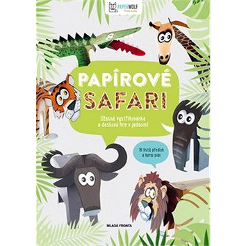 Papírové safari: Úžasná vystřihovánka a desková hra v jednom! (8594159390966)