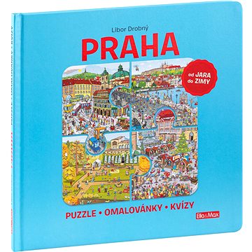 Praha: Puzzle - Omalovánky - Kvízy (978-80-88276-53-1)