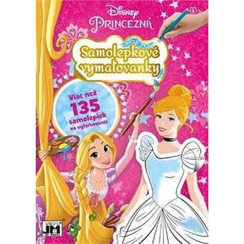 Samolepkové vymaľovanky Disney Princezná: Viac než 135 samolepiek na vyfarbovanie (8595593821252)