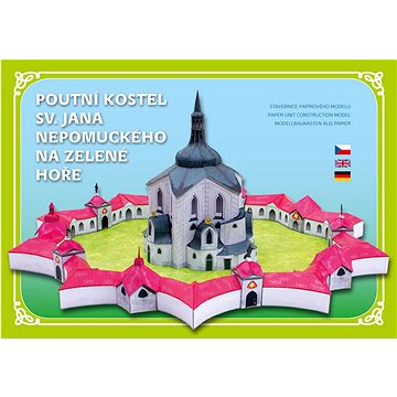 Poutní Kostel sv. Jana Nepomuckého na Zelené hoře: Stavebnice papírového modelu (8594168991086)