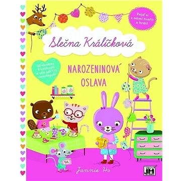 Slečna Králíčková Narozeninová oslava: 3D obrázky k vytrhnutí a více než 175 samolepek! (8595593827117)