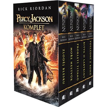 Percy Jackson 1-5: Zloděj blesku, Moře nestvůr, Prokletí Titánů, Bitva o labyrint, Poslední z bohů (978-80-253-5122-2)