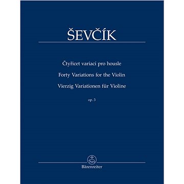 Čtyřicet variací pro housle op. 3 (9790260108011)