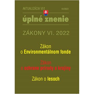 Aktualizácia VI/1 2022 - Životné prostredie (9771335612794)