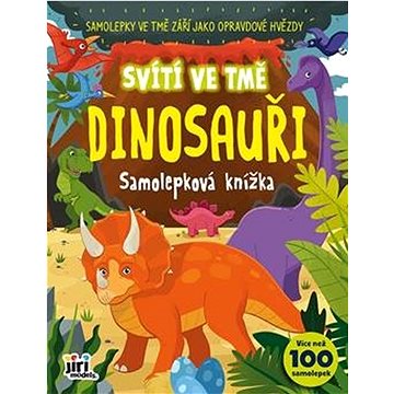 Svítí ve tmě Dinosauři: Samolepková knížka (8595593830810)