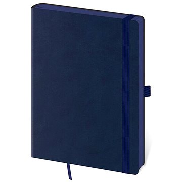 Zápisník Memory L modrý tečkovaný (8595230704078)