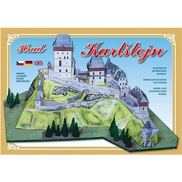 Hrad Karlštejn: Stavebnice papírového modelu (8594168991192)