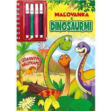 Maľovanka s dinosaurmi (978-80-8444-395-1)
