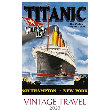 Vintage Travel 2023 - nástěnný kalendář