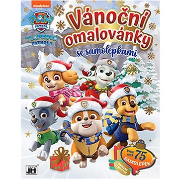 Vánoční omalovánky Tlapková patrola: se samolepkami (8595593831817)