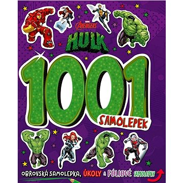 Marvel Avengers Hulk 1001 samolepek (8594050434196)