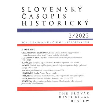 Slovenský časopis historický 2/2022 (9772729913015)