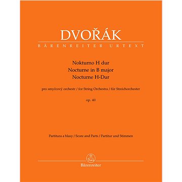 Nokturno H dur: pro smyčcový orchestr op. 40 (9790260109148)