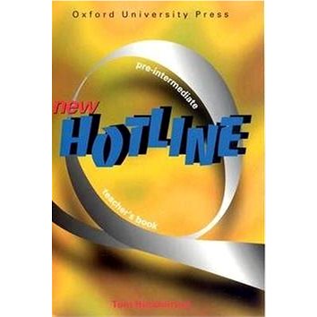 New hotline Pre-intermediate Teacher´s book (978-0-943576-5-4)