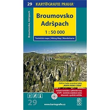 Broumovsko, Adršpach 1:50 000: turistická mapa (978-80-7393-117-9)
