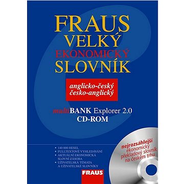 Komplet 2ks Velký ekonomický slovník anglicko-český česko-anglický + CD ROM (978-80-7238-728-1)