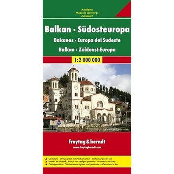 Automapa Balkán-JV Evropa 1:2 000 000: Südosteuropa (9783707907520)