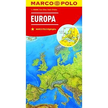 Evropa Europa 1:2 500 000 (9783829738262)