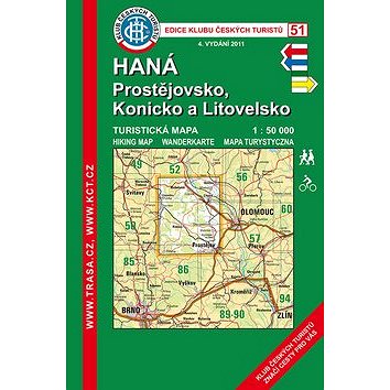 KČT 51 Haná, Prostějovsko (978-80-7324-467-5)