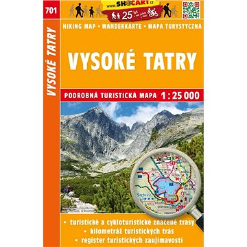 Vysoké Tatry 1:25 000: 701 (978-80-7224-773-8)