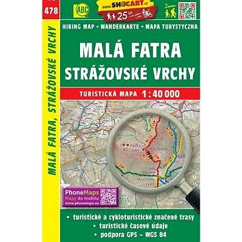 Malá Fatra, Strážovské vrchy 1:40 000: 478 (978-80-7224-759-2)