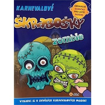 Karnevalové škrabošky Zombie (8592257006444)