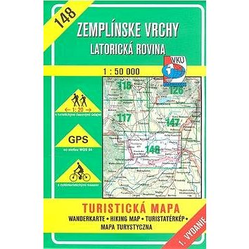 Zemplínské vrchy Latorická rovina 1 : 50 000: 148 Turistická mapa (8586003321523)