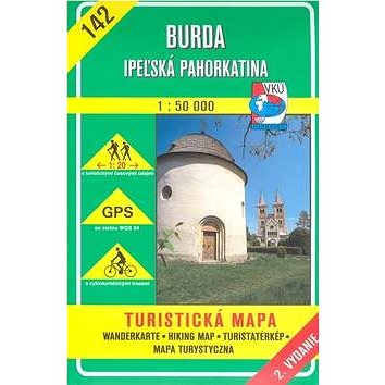 Burda Ipeľská pahorkatina 1:50 000: 142 Turistická mapa (60-03-32043-5)