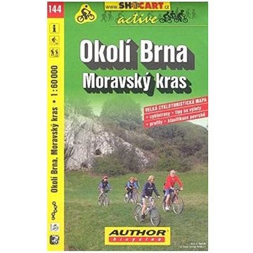 Okolí Brna Moravský kras 1:60 000: 144 cykloturistická m. (80-7224-548-1)
