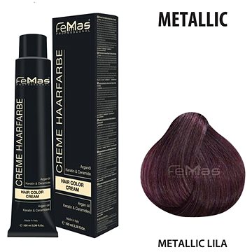 FemMas Barva na vlasy Metallic Fialová (4260450266357)