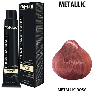 FemMas Barva na vlasy Metallic růže (4260450266371)