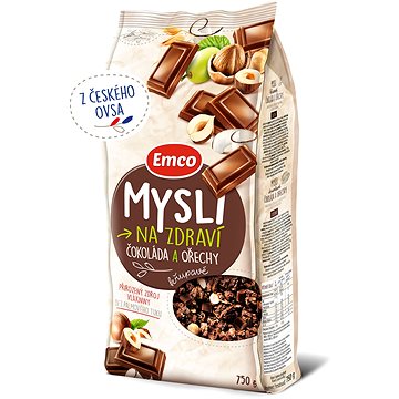 Emco Mysli čokoláda/ořechy 750 g (8594017140863)