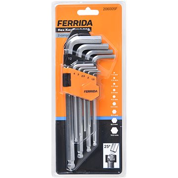 FERRIDA sada šestihranných klíčů 9 kusů (FRD-HK9PCS)