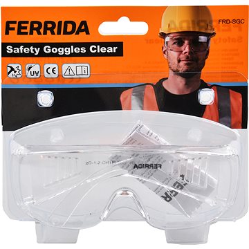 FERRIDA čiré ochranné brýle (FRD-SGC)