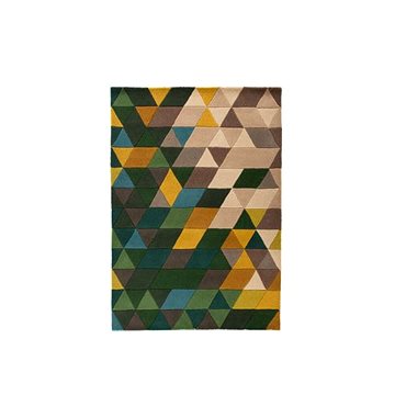 Ručně všívaný kusový koberec Illusion Prism Green/Multi (FSkob7079nad)