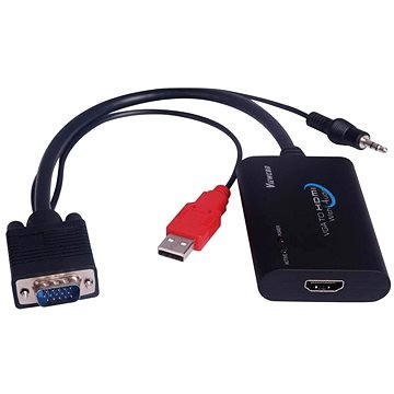PremiumCord VGA+audio Converter -> HDMI (khcon-04)