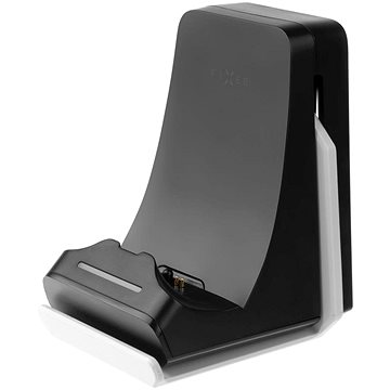 FIXED Dock pro ovladač DualSense PlayStation 5 s hákem pro sluchátka černo-bílý (FIXPS5-HCD-BW)