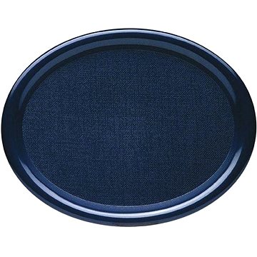 Waca Tác podnos oválný 26x20 cm plast modrý (14754)