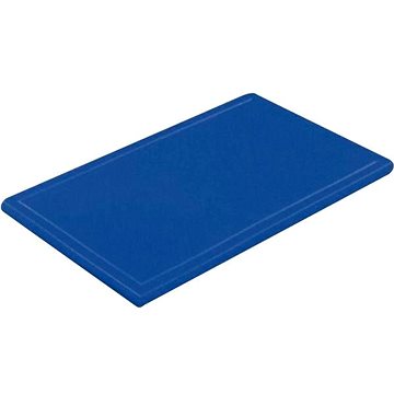 Gastro Prkénko krájecí plastové 32,5x26,5x2 cm GN 1/2, s drážkou, modré (16668)