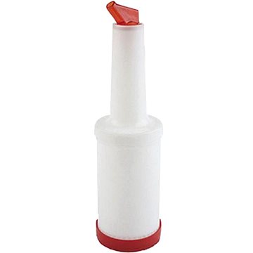 Dávkovací a skladovací láhev plast APS 1 l červená (227772124)