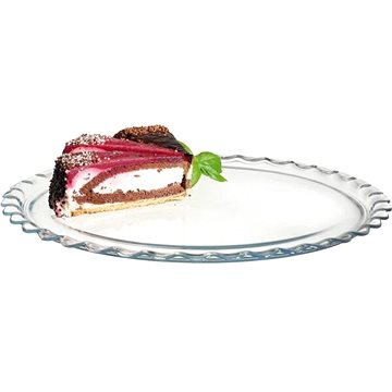Servírovací talíř na dorty 37 cm, skleněný (221105569)