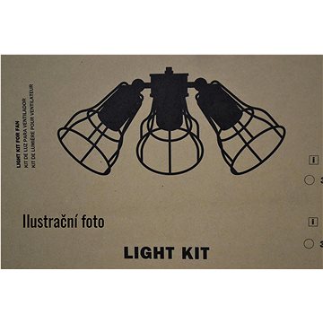 Světelný kit FARO 33716 bílý pro stropní ventilátor FARO YAKARTA (2397120030B)